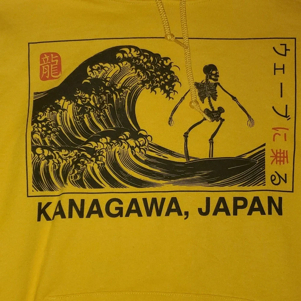 Artist Union Kanagawa Japan mens graphic hoodie - Picture 4 of 8